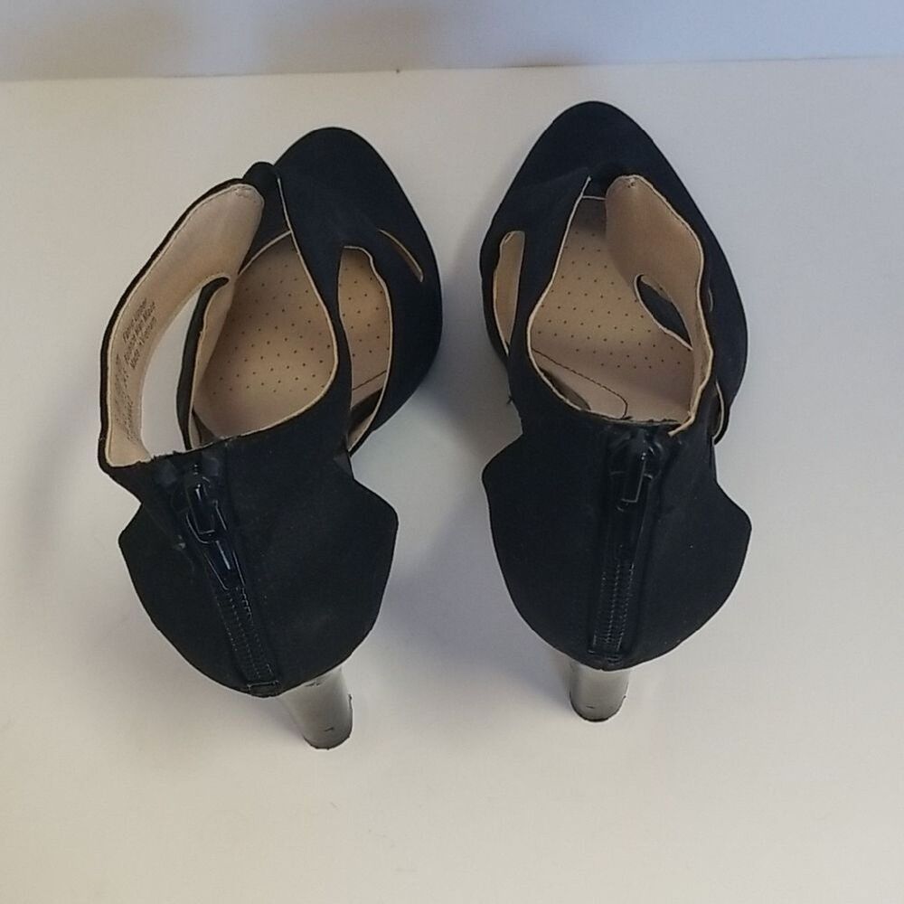LifeStride Giovanna 3 Black Pumps - Pointed Toe Mary Jane Heels Size 7.5 - Picture 3 of 8